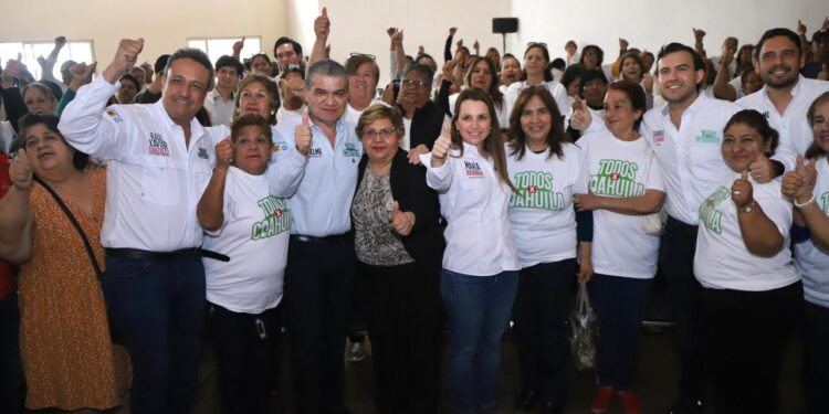 CONTINUAR CON SEGURIDAD, EMPLEO Y DESARROLLO PARA COAHUILA, REPRESENTA LA ELECCION FEDERAL DEL 2 DE JUNIO: MIGUEL RIQUELME Y MARÍA BÁRBARA.