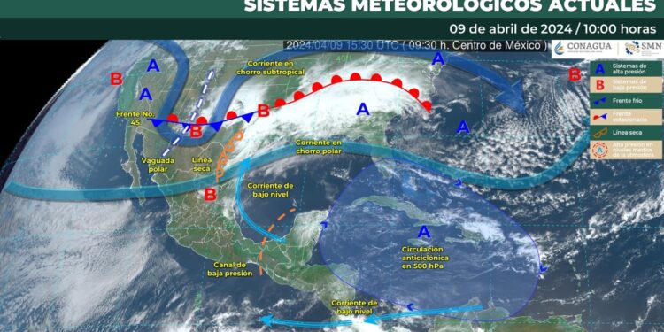 FRENTE FRÍO 45 GENERARÁ FUERTES RACHAS DE VIENTO EN COAHUILA