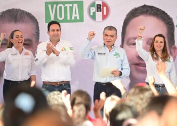 TRABAJAR PARA QUE COAHUILA SIGA AVANZANDO Y PREVALEZCA EL ESTADO DE DERECHO, ES EL COMPROMISO DE MIGUEL RIQUELME Y MARIA BARBARA CEPEDA