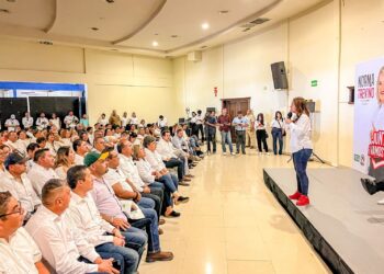 AFIRMA SONIA VILLARREAL QUE UN VOTO POR EL PRI TRIPLICA LOS APOYOS
