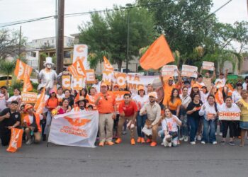 Crece Movimiento Ciudadano en segundo mega crucero en Piedras Negras