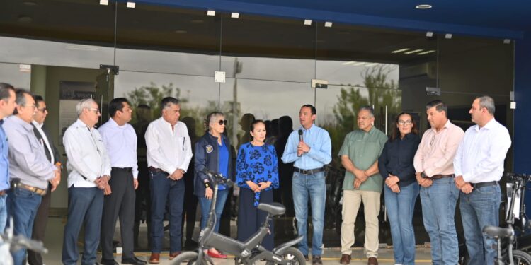 Donan 30 Bicicletas eléctricas a Seguridad Publica de Acuña