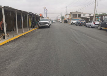 Supervisan pavimentación de la Avenida Diego Rivera