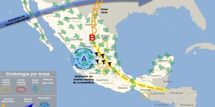 SE ESPERAN LLUVIAS AISLADAS Y FUERTES RACHAS DE VIENTO EN COAHUILA