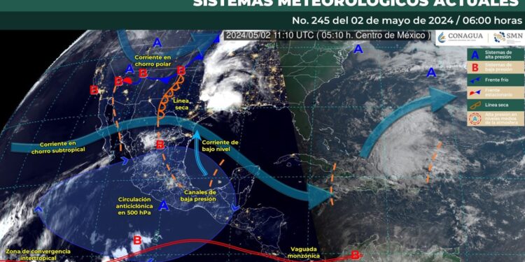 SE PRONOSTICAN CHUBASCOS Y CAÍDA DE GRANIZO EN COAHUILA