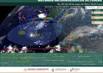 SE PRONOSTICAN LLUVIAS MUY FUERTES, ASÍ COMO RACHAS DE VIENTO DE HASTA 80 KM/H EN COAHUILA