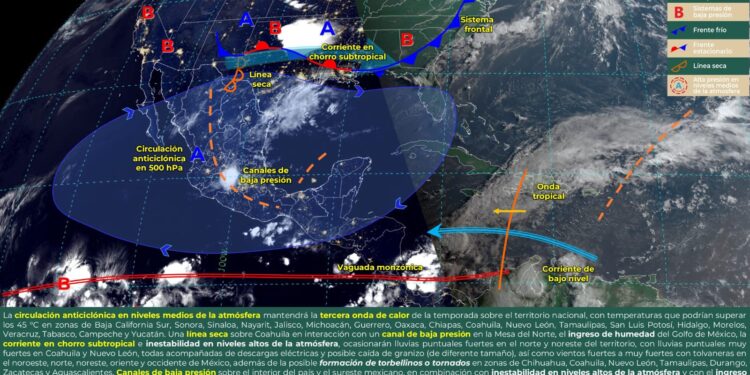 SE PRONOSTICAN LLUVIAS MUY FUERTES, ASÍ COMO RACHAS DE VIENTO DE HASTA 80 KM/H EN COAHUILA