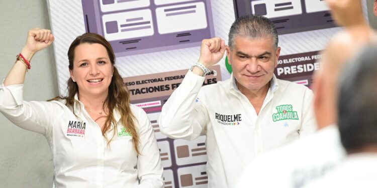 A DIFERENCIA DE LOS ESTADOS GOBERNADOS POR MORENA; EN COAHUILA VIVIMOS SEGUROS Y EN PAZ: RIQUELME Y MARÍA BÁRBARA.