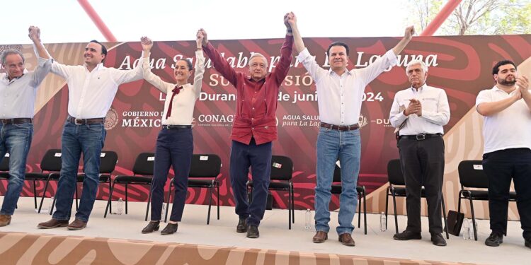 SHEINBAUM Y MANOLO VAN POR GRAN PROYECTO DE AGUA, SEGURIDAD Y SALUD PARA COAHUILA