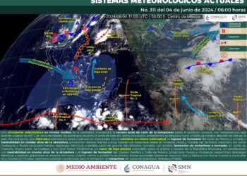 SE ESPERAN TEMPERATURAS SUPERIORES A LOS 45 °C LLUVIAS Y VIENTOS FUERTES CON POSIBLES TORBELLINOS O TORNADOS EN COAHUILA