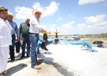 IMPULSAMOS GRANDES OBRAS PARA GARANTIZAR EL ABASTO DE AGUA EN TODAS LAS REGIONES: MANOLO