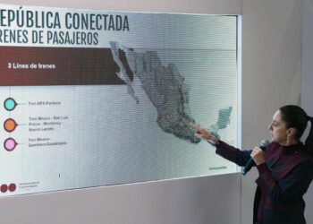 Sheinbaum anuncia dos nuevas líneas férreas, como un «Tren Maya hacia el norte» de México
