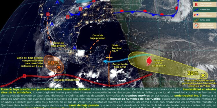 COAHUILA ESPERA LLUVIAS AISLADAS Y FUERTES VIENTOS PARA HOY
