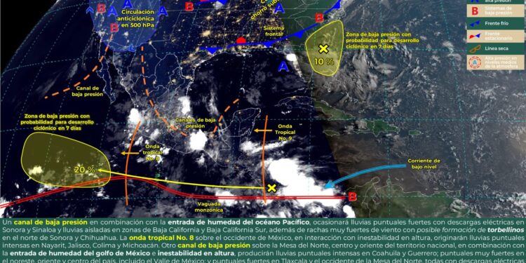 SE PREVÉN LLUVIAS PUNTUALES INTENSAS EN COAHUILA