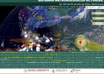 SE ESPERAN LLUVIAS AISLADAS Y FUERTES VIENTOS PARA HOY EN COAHUILA