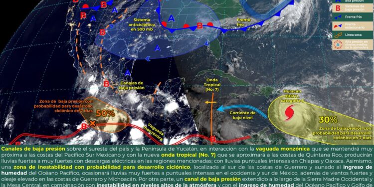 SE ESPERAN LLUVIAS AISLADAS Y FUERTES VIENTOS PARA HOY EN COAHUILA