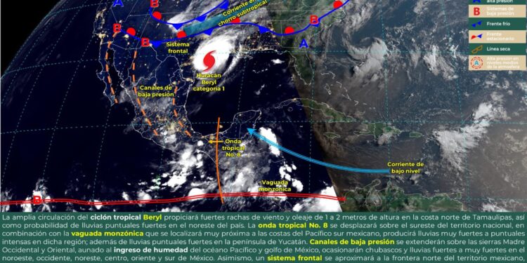 SE ESPERAN LLUVIAS Y VIENTOS DE HASTA 80 KM/H EN COAHUILA