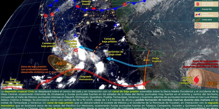 SE PRONOSTICAN CHUBASCOS Y FUERTES VIENTOS EN COAHUILA