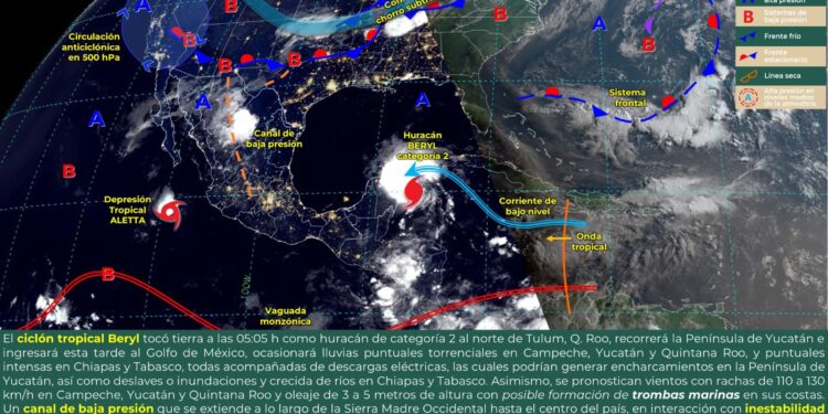 SE PRONOSTICAN PARA COAHUILA CHUBASCOS Y LLUVIAS PUNTUALES FUERTES