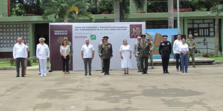 Toma de Posesión del Cargo del Comandante de la 34/a. Zona Militar.