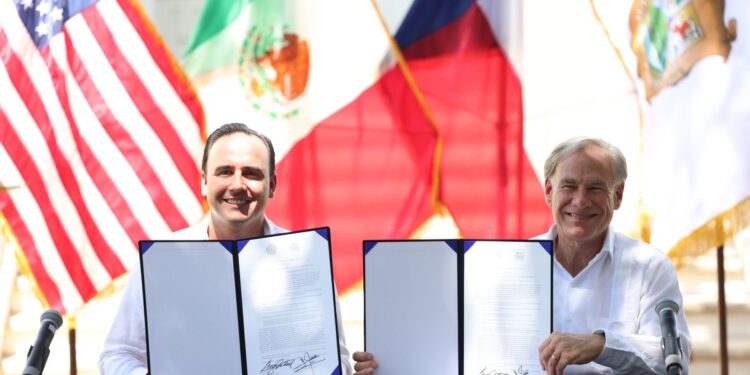 HISTÓRICA REUNIÓN ENTRE LOS GOBERNADORES DE COAHUILA Y TEXAS