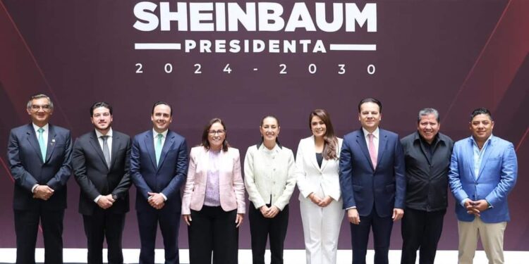 SE REÚNEN SHEINBAUM Y MANOLO PARA TRABAJAR EN EQUIPO POR COAHUILA