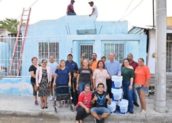 Supervisan en La Rivera el programa social “Mejoramiento de vivienda