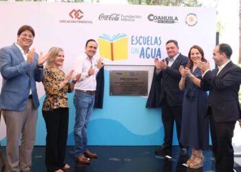 EN CONJUNTO CON ARCA CONTINENTAL Y FUNDACIÓN COCA-COLA, INAUGURA MANOLO PROGRAMA ESCUELAS CON AGUA