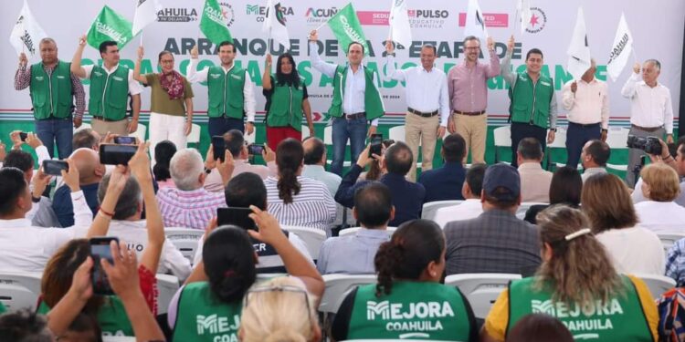 ARRANCA MANOLO 200 OBRAS SOCIALES MÁS EN COAHUILA