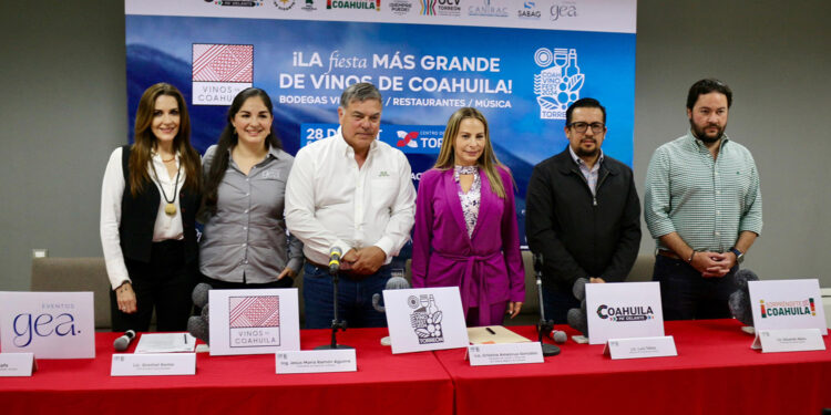 INVITA SECRETARÍA DE TURISMO A “COAHVINO FEST TORREÓN 2024”