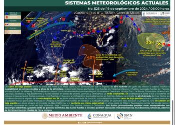 SE ESPERAN ALTAS TEMPERATURAS Y LLUVIAS AISLADAS EN COAHUILA