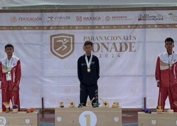 MEDALLA DE ORO PARA COAHUILA EN EL PARATLETISMO DE LOS PARANACIONALES CONADE 2024