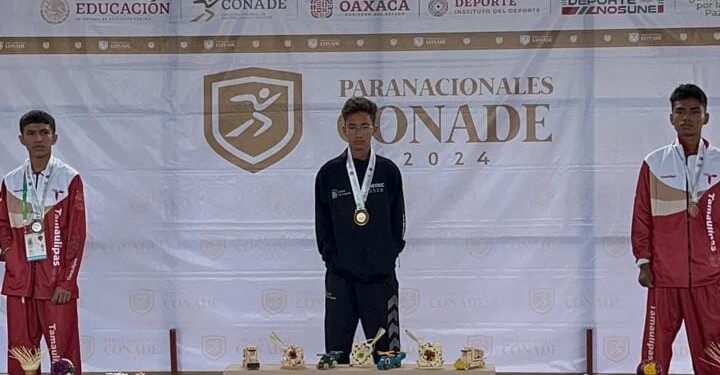 MEDALLA DE ORO PARA COAHUILA EN EL PARATLETISMO DE LOS PARANACIONALES CONADE 2024