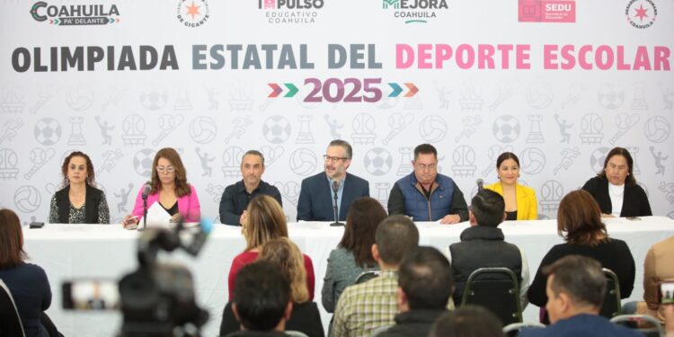 ANUNCIA LA SECRETARÍA DE EDUCACIÓN  LA OLIMPIADA ESTATAL DEL DEPORTE ESCOLAR 2025