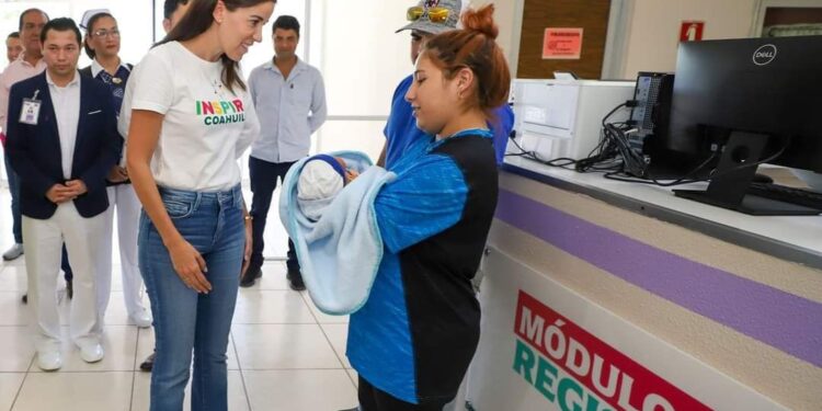 INSPIRA COAHUILA LLEVA MÓDULOS DEL REGISTRO CIVIL A HOSPITALES GENERALES