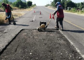 Aplauden transportistas reparación de la carretera 57