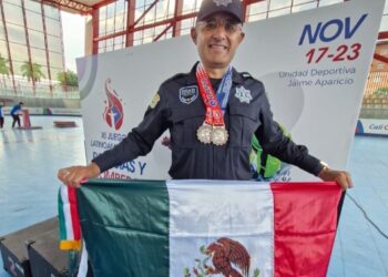 SUMA SERGIO ALDAPE DOS MEDALLAS EN LOS XI JUEGOS LATINOAMERICANOS DE POLICÍAS Y BOMBEROS