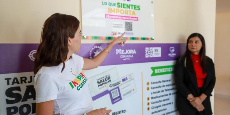 CON EL PROGRAMA ‘PSICÓLOGO EN TU COMUNIDAD’ SE AMPLÍA LA COBERTURA DE ATENCIÓN DE SALUD MENTAL EN COAHUILA