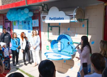 Grupo AlEn e Isla Urbana inauguran “Néctar de Nube”, un sistema innovador de purificación de agua de lluvia en escuelas públicas