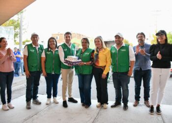 AGRADECE ALCALDESA RESPALDO SOCIAL DE GOBERNADOR