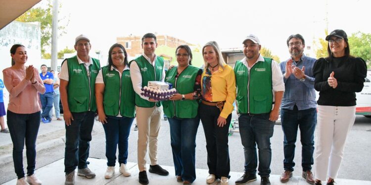 AGRADECE ALCALDESA RESPALDO SOCIAL DE GOBERNADOR