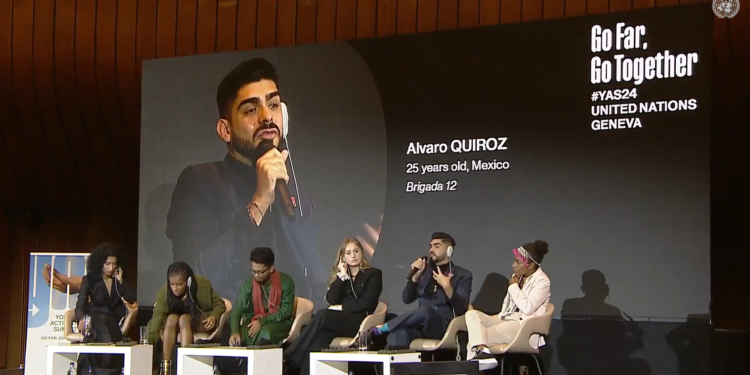 Álvaro Quiroz: el primer mexicano reconocido en la Cumbre de Jóvenes Activistas de la ONU
