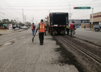 Reinician trabajos de rehabilitación en el libramiento EMS en Acuña