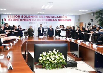 Se instala el Cabildo del R. Ayuntamiento de Piedras Negras 2025-2027 en sesión solemne