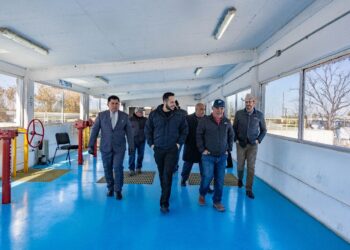 SUPERVISA JACOBO RODRÍGUEZ FUNCIONAMIENTO DE LA PLANTA POTABILIZADORA