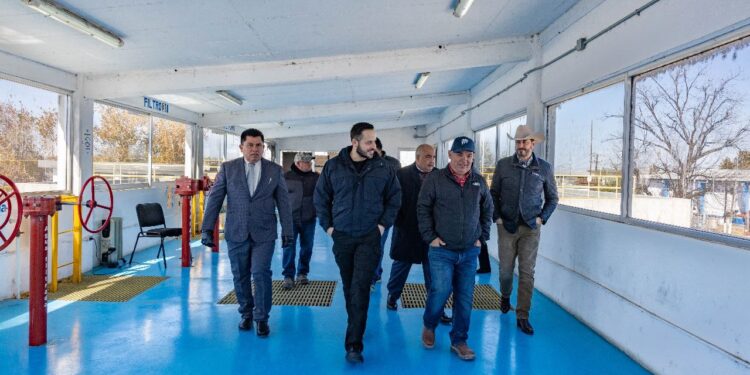 SUPERVISA JACOBO RODRÍGUEZ FUNCIONAMIENTO DE LA PLANTA POTABILIZADORA