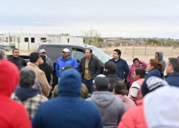 El alcalde continuo con gestiones y apoya a la comunidad del sector Las Flores