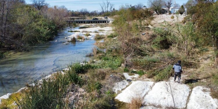 En Acuña inicia el programa de limpieza del Arroyo Las Vacas