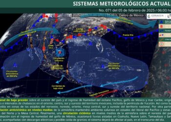 SE ESPERAN LLUVIAS Y FUERTES VIENTOS EN EL ESTADO