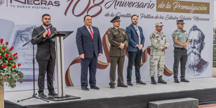 Conmemoran el 108 Aniversario de la Promulgación de la Constitución Mexicana de 1917